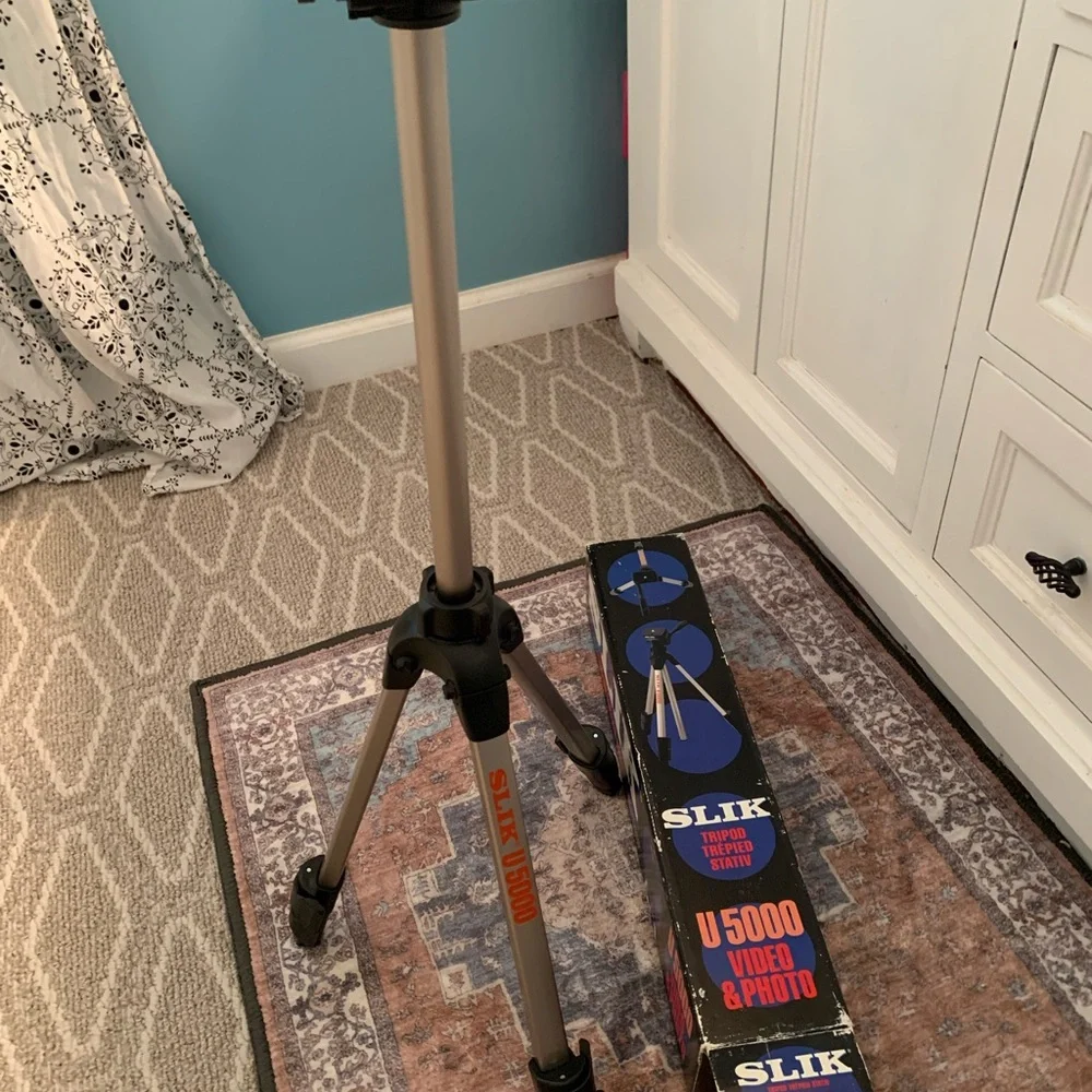 Slik U5000 Tripod - Silver and Black